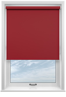 Palermo (Blackout), Crimson - Twist&Fit Roller Blind